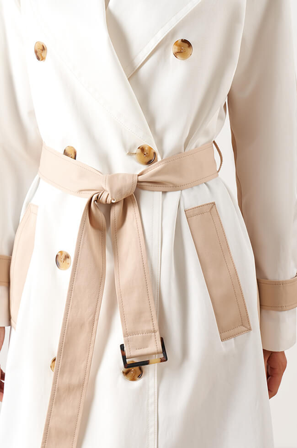 0105 Плащ женский (молочный / бежевый)