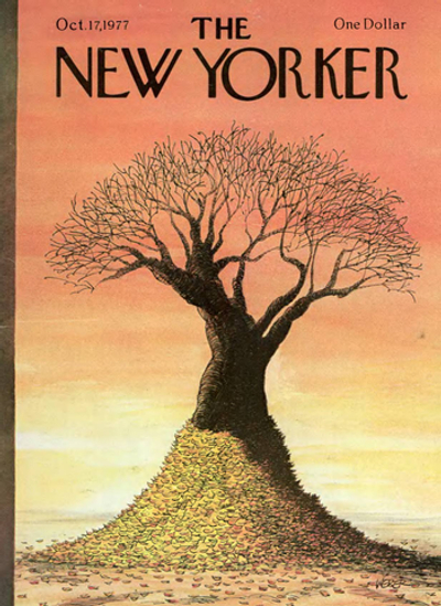Журнал The New Yorker 17-10-1977, обложка