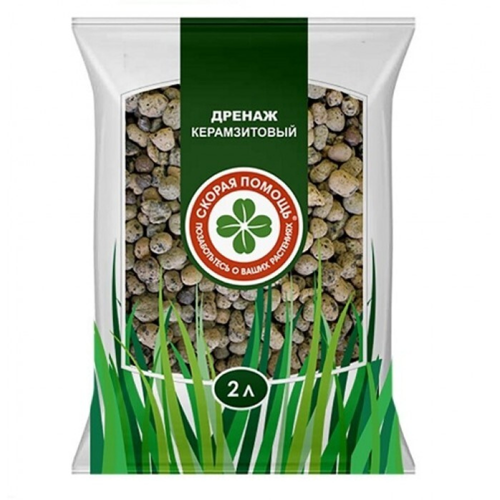 Дренаж СКОРАЯ ПОМОЩЬ керамзитовый крупный (10-20мм) 2л