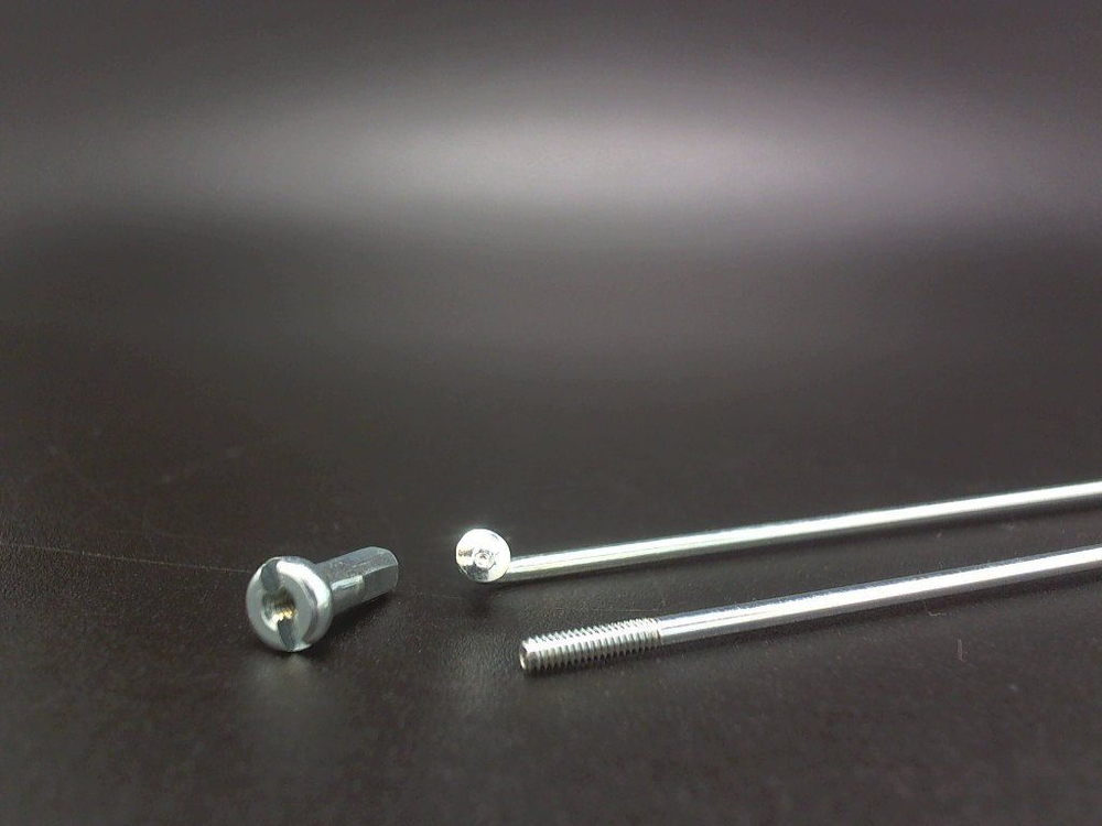 Спицы 190мм с ниппелями 1/2", 144 шт.
