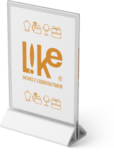 Подставка для постера А6 (105*148 мм.)/съемное основание