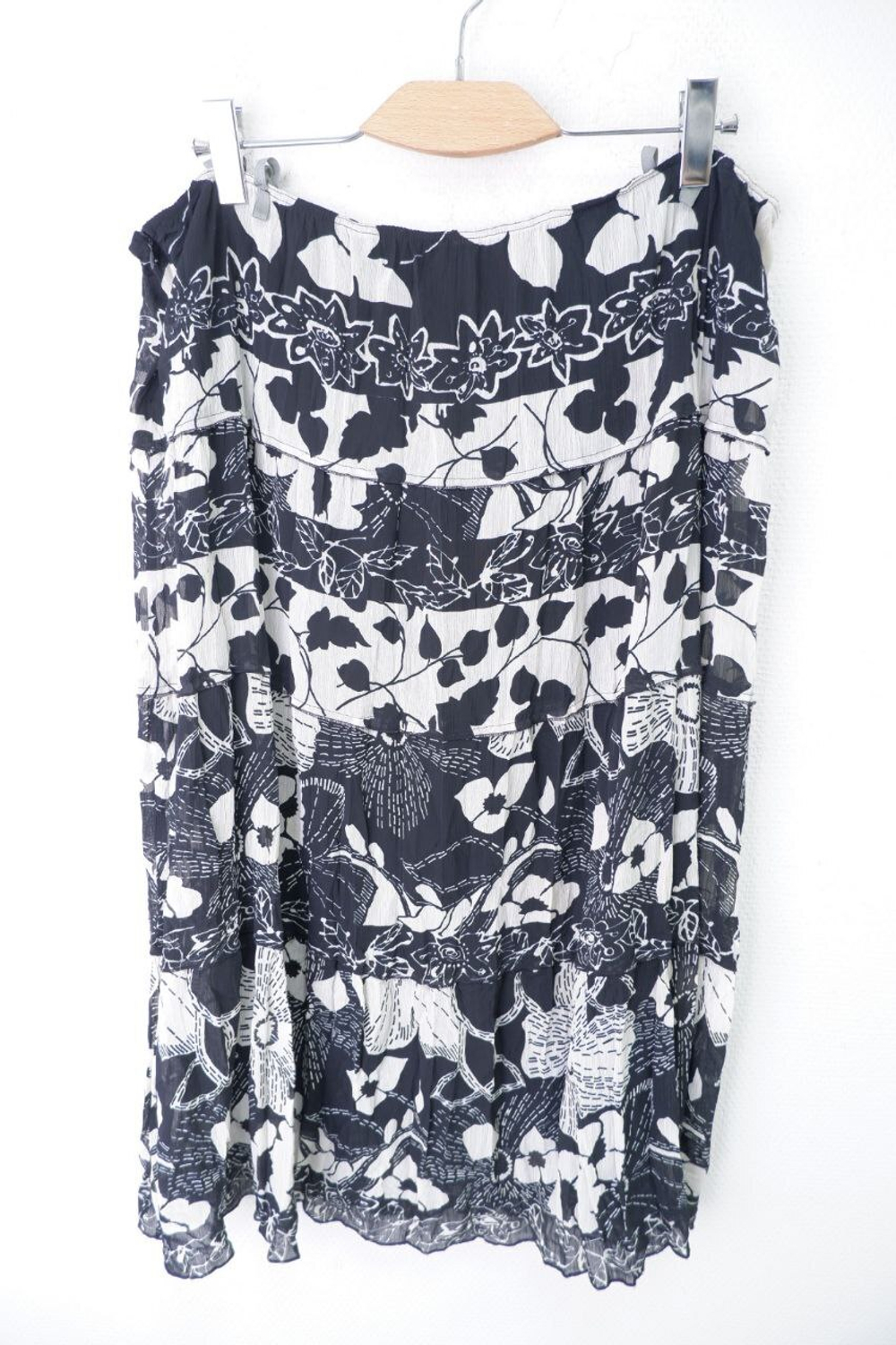 Юбка Gelco черно-белая 48 размер