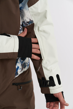 Комбинезон COOLZONE VETER коричневый/принт гора/белый