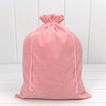 Мешочек 30х40см Бархат класс А (Розовый)