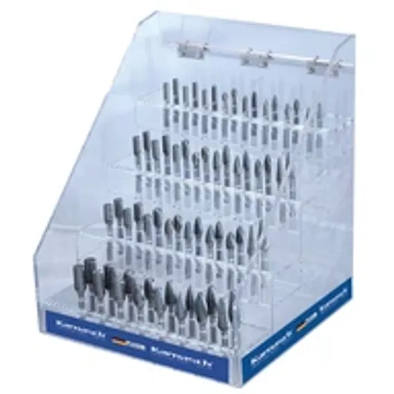 Набор борфрез с покрытием Blue-Tec из 10 шт., Karnasch, арт. 11.4942