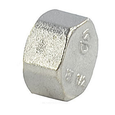 Заглушка латунь никель Ду 25 (1") ВР 9016 ГОСТ 32585-2013 Aquasfera 9016-03