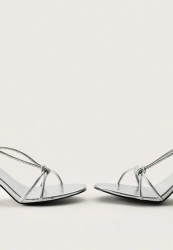 Босоножки Grate x Choux, серебряные