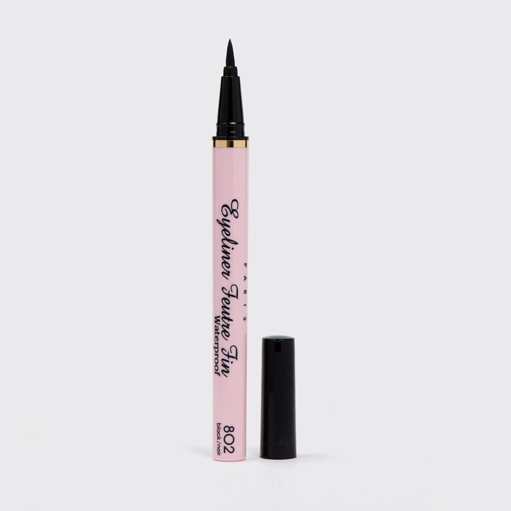Подводка-фломастер VS Vivienne Sabo Eyeliner Feutre Fin 802 водостойкая  черная