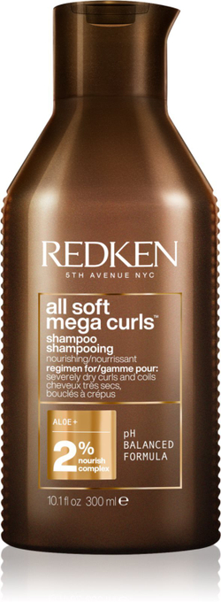 Redken All Soft Mega Curls - шампунь для кудрявых и волнистых волос /   300  ml  / GTIN 3474637135676
