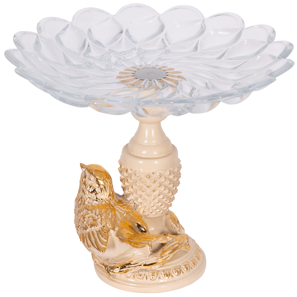 Фруктовница-конфетница Птичка Терра сонг Айвори