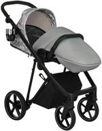 Детская коляска Roan Sol Flowers 3 в 1 с автокреслом Pituso Baesa Pro Black RSF/5002 Gray/Black