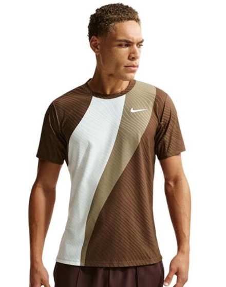 Теннисная футболка Nike Court Slam Dri-FIT ADV - sail/dark hazel/white