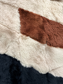 Покрывало меховое ковер из шкуры овчины