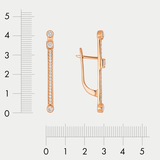 Серьги золотые