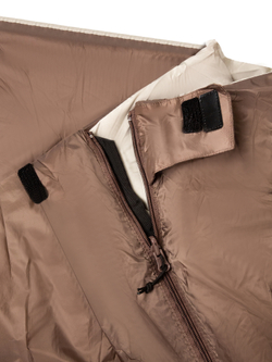 Спальный мешок летний Naturehike LW181, коричневый (NH21MSD09), молния слева