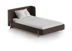 Кровать Basic спальное место 120*200 см (шоколад, твид)