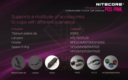 Фонарь Nitecore P05, Pink