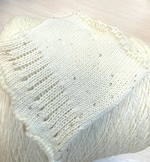 Пряжа на бобине (Италия - 270г) 83% хлопок с пайетками 14% кашемир 3% п/л 100г-500м