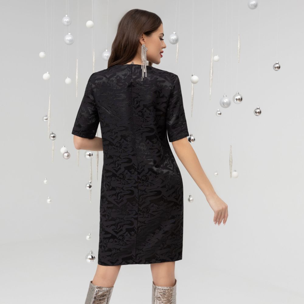 Платье Виртуальные будни (черная ночь) Charutti (Акция)