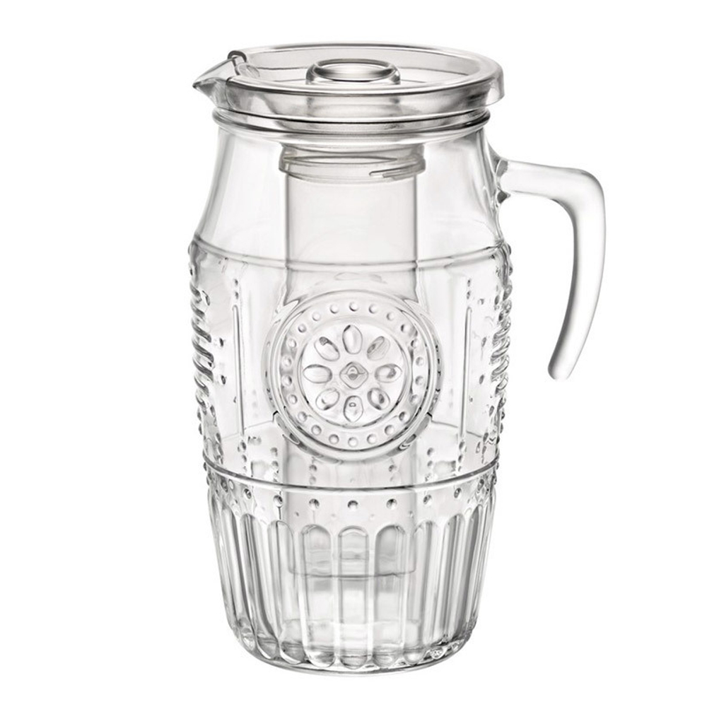 Кувшин с крышкой и колбой для льда 1.8л Bormioli Rocco Romantic