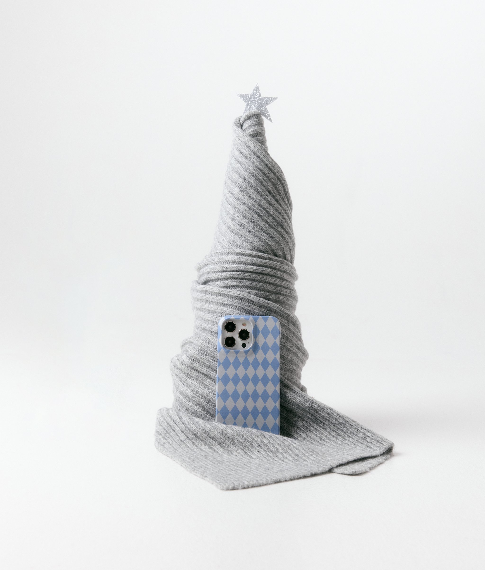 Чехол ICE CUBES (голубой) для iPhone