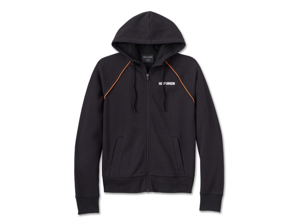 Толстовка Women's Classic B&S Zip Front Hoodie Harley-Davidson