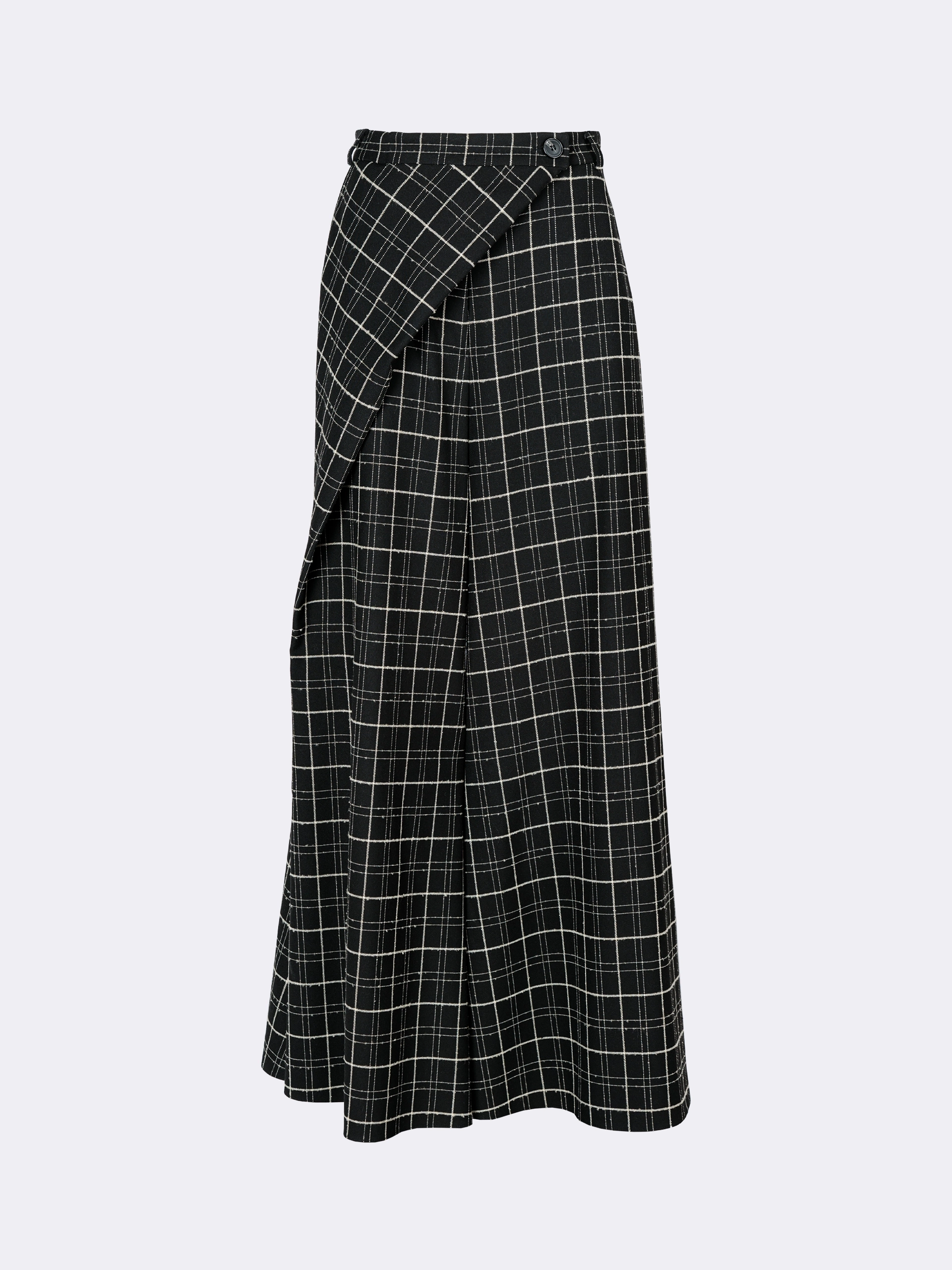 Брюки-клеш с запахом на талии OLA OLA