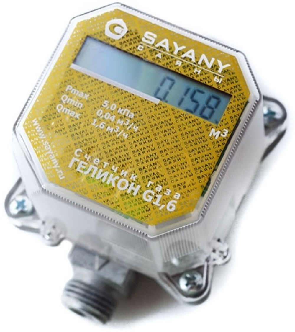 Счетчик газа SAYANY Геликон G 1,6 (2017)