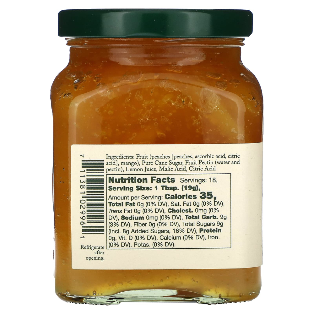 Stonewall Kitchen, джем из манго и персика, 340 г (12 унций)