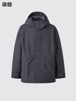 UNIQLO Парка BLOCKTECH, темно-серый