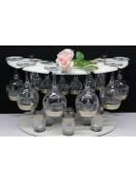 Барный набор 18 предметный с фужером