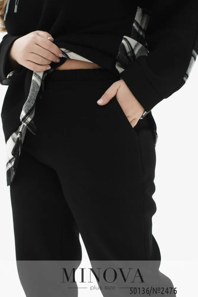 Костюм 2476-черный Minova