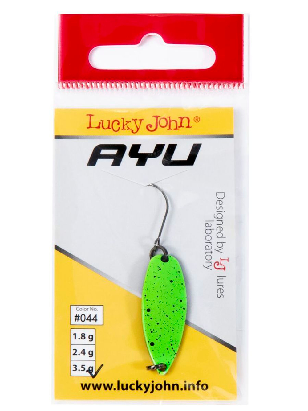 Блесна колеблющаяся Lucky John TR AYU длина 29мм/2.4г 006