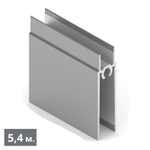 Рамка нижняя двери (5,40 м) вельвет дарк (терра) Soft Touch ПВХ