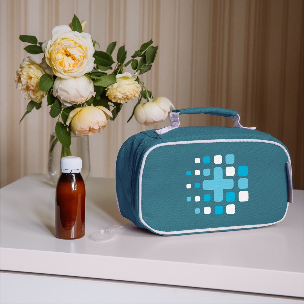 Аптечка дорожная 24х13х9 (голубая)