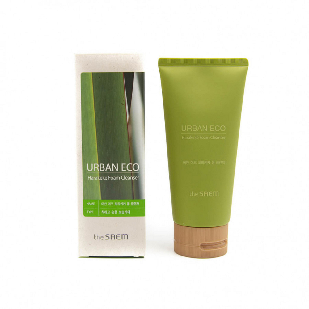 The Saem Urban Eco Harakeke Foam Cleanser пенка для умывания увлажняющая