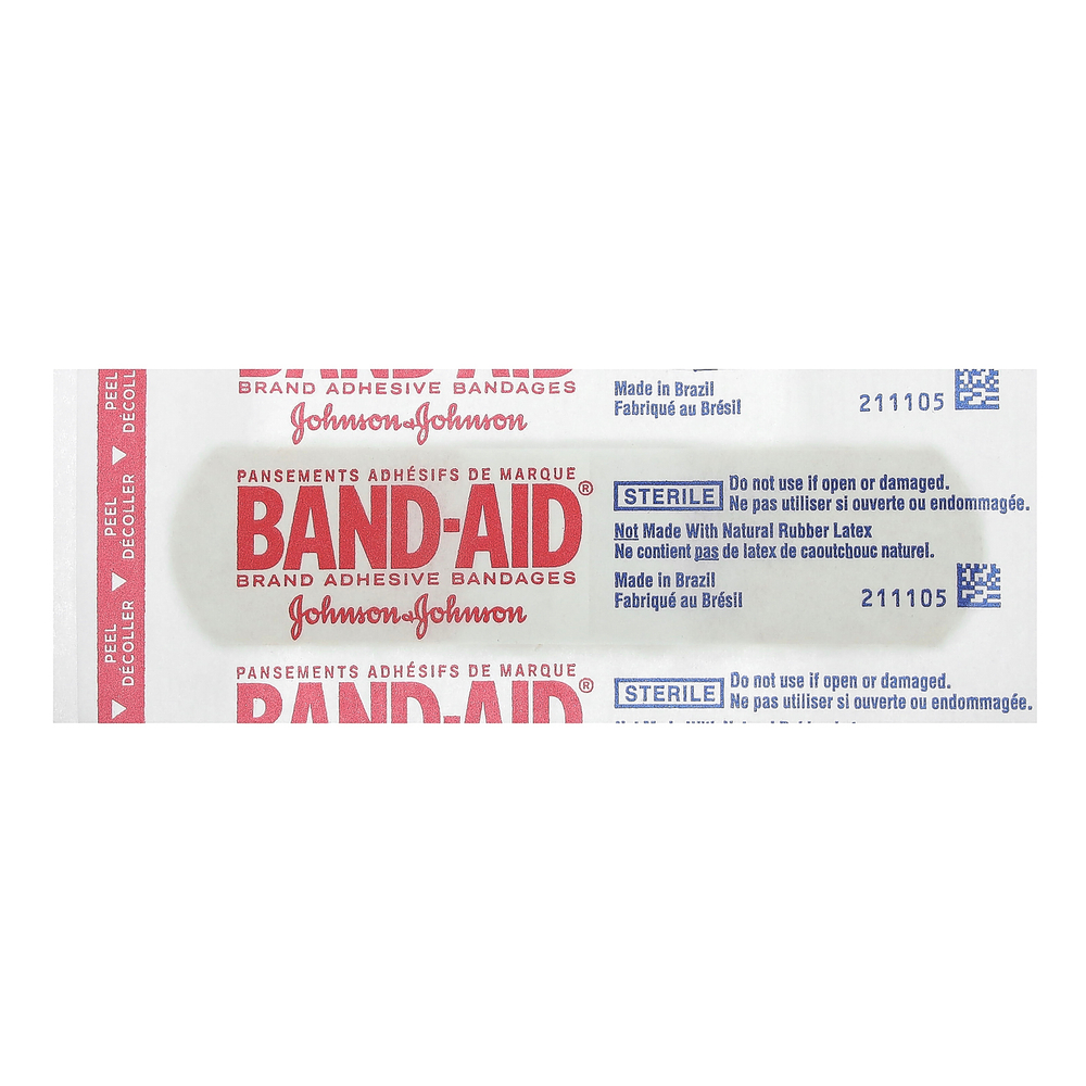 Band Aid, Лейкопластырные повязки, гибкая ткань, 30 повязок
