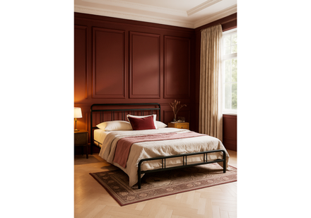 Кровать Woodville Рейк 160х200 черная