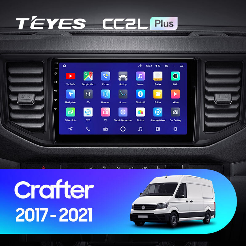 Teyes CC2L Plus 10,2"для Volkswagen Crafter 2017-2021