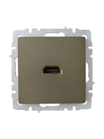BRITE Розетка HDMI РHDMI-0-БрШ шампань IEK