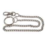 Цепочка с карабином и кольцом 30 см