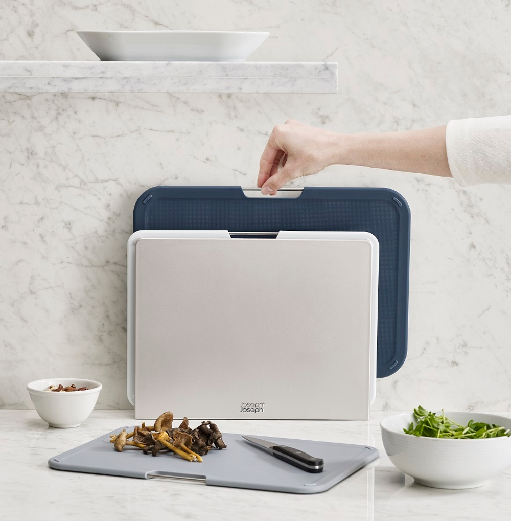 Набор разделочных досок nest large, серый, 3 шт.