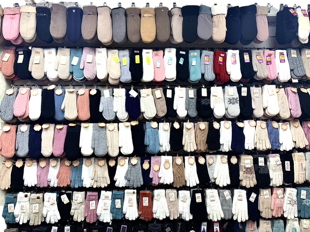 Flagman.Перчатки.Женские.Кожаные.Люкс качества. 5 шт в упаковке.