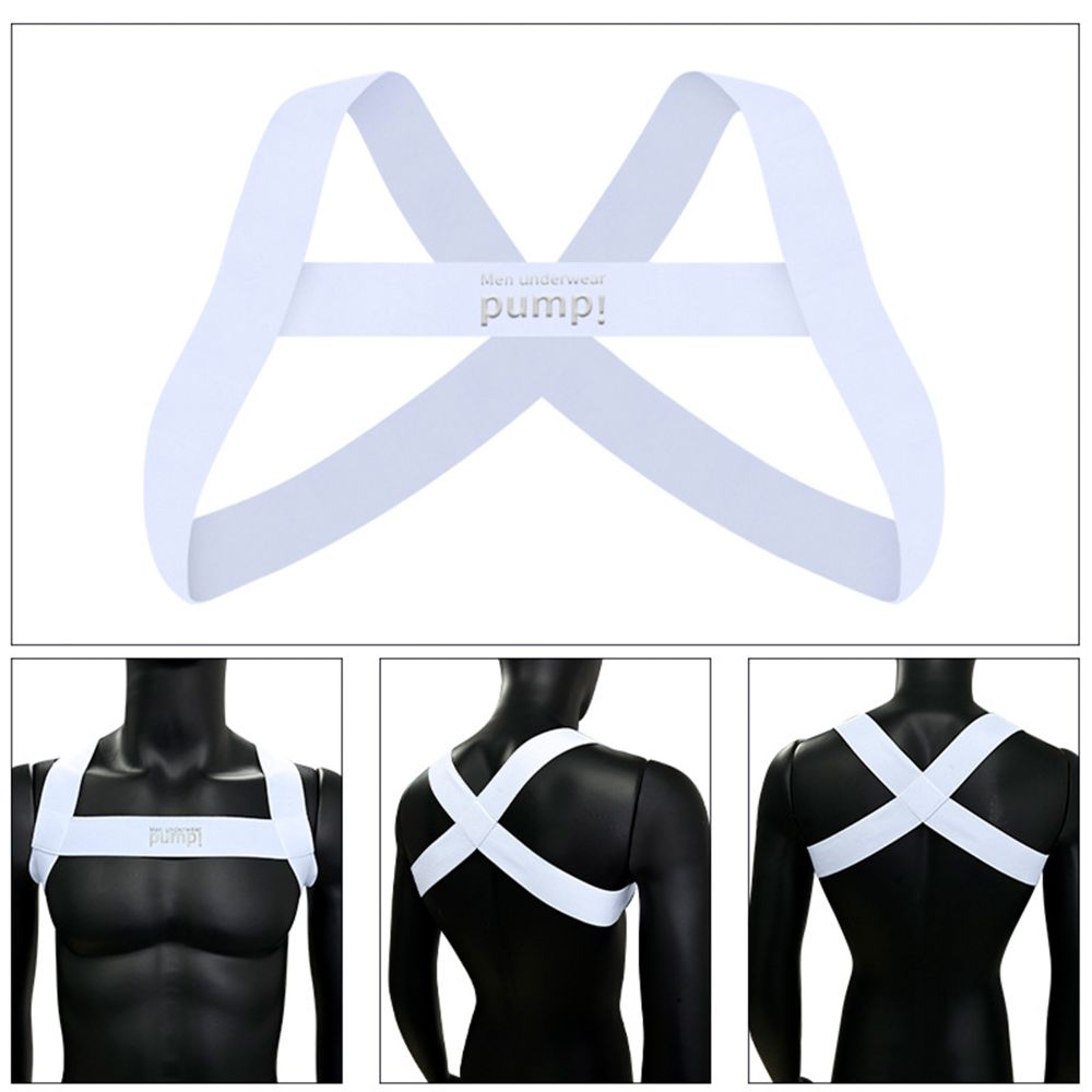 Мужская портупея белая PUMP! MP9051-1