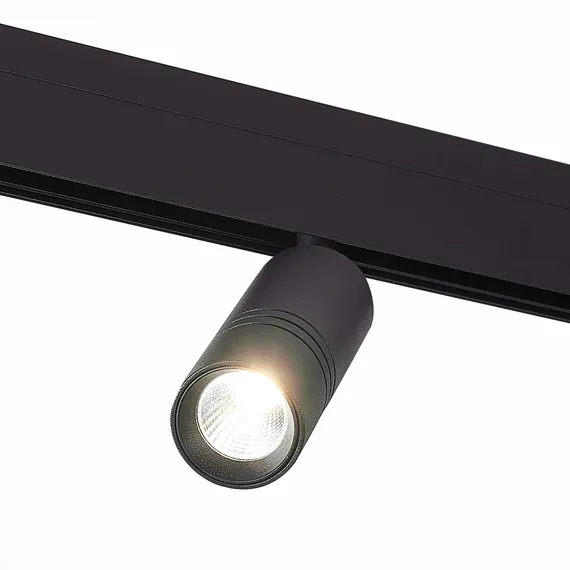 ST365.446.12 Магнитный трековый светильник Черный LED 1*12W 4000K 1 020Lm Ra>90 36° IP20 D44xH130 48 СКАЙЛАЙН 48V