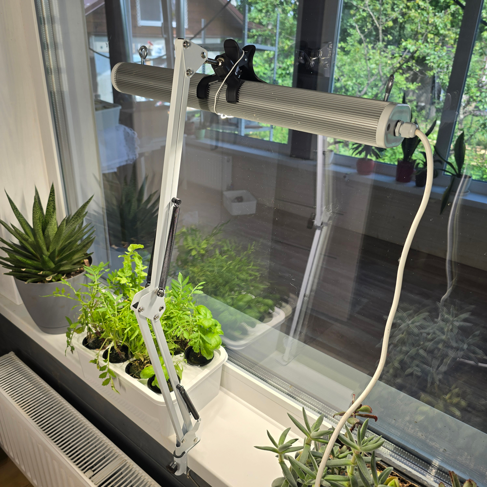 Подставка для фитолампы АГРОЛО Пантограф, стойка для фитосветильника для рассады и цветов