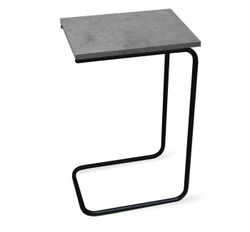 Столик журнальный Sheffilton SHT-CT9(Бетон Чикаго светлый/Черный муар),