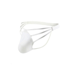 Белые сексуальные трусы-стринги на тонких бретелях (Размер: XL) (Цвет: белый)