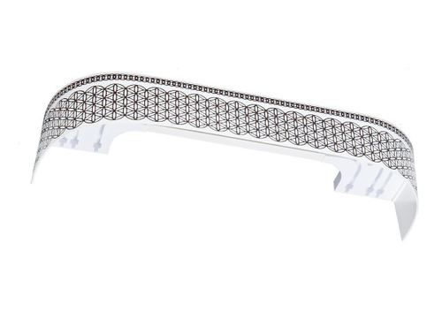 Пластиковый карниз с тиснением Legrand 3-х рядный Ажур 3600 мм