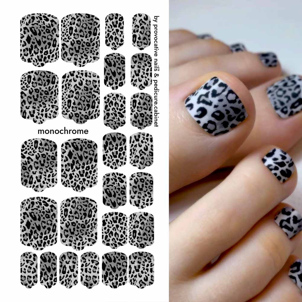 Плёнки для педикюра by provocative nails monochrome